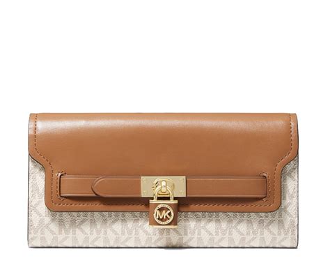 michael kors hamilton quilted wallet vanilla|Michael Kors Hamilton legacy large.